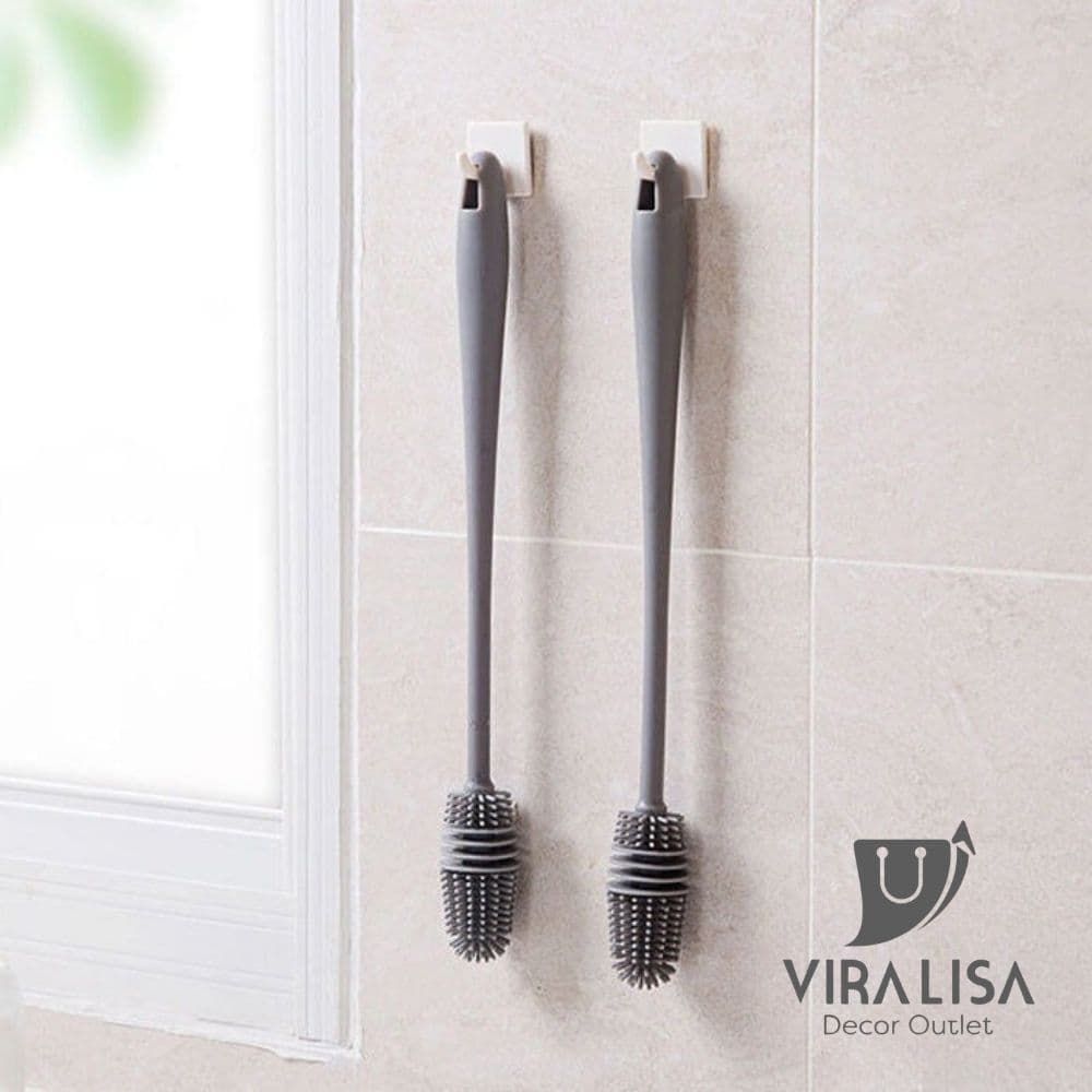 1/2/3/4 Peças Escova De Lavar Garrafa/Copo/Taça Silicone Multiuso