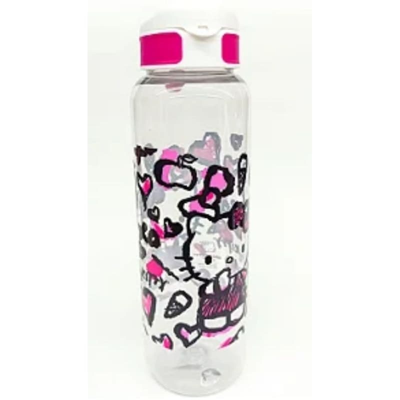 Garrafa squeeze hello kitty plástico