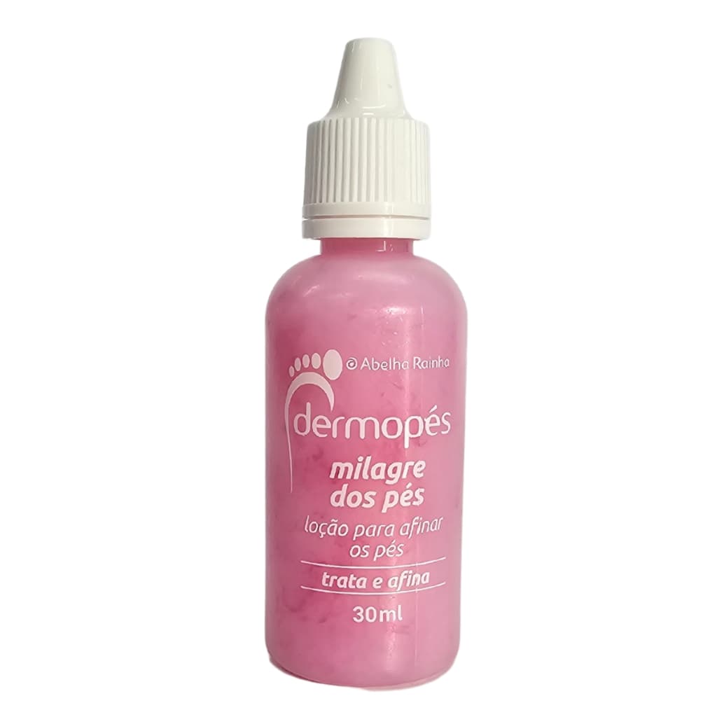 Loção Para Afinar Os Pés Milagre Dos Pés Dermopés Abelha Rainha 30ml