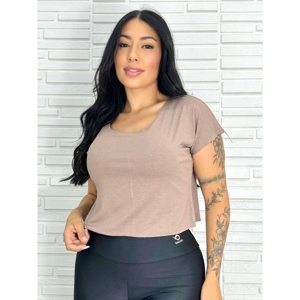 Cropped Feminina Fitness Academia 10825