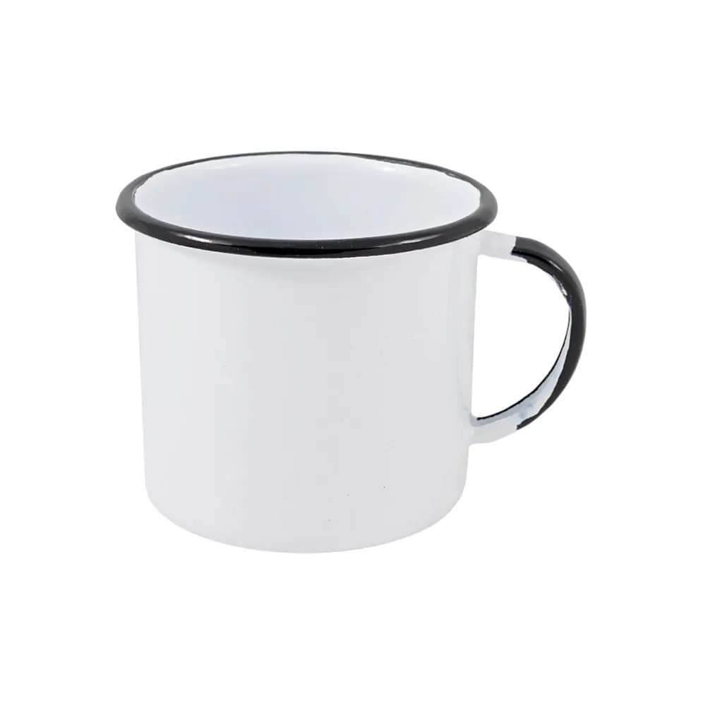 Caneca Xicara de Chá Esmaltada 670ml Mimo Style