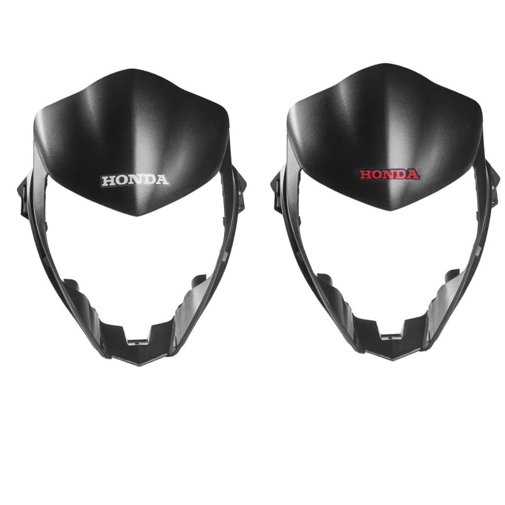 Carenagem Frontal Farol Cb300 09 A 15 Máscara Logo Prata Ou Vermelho