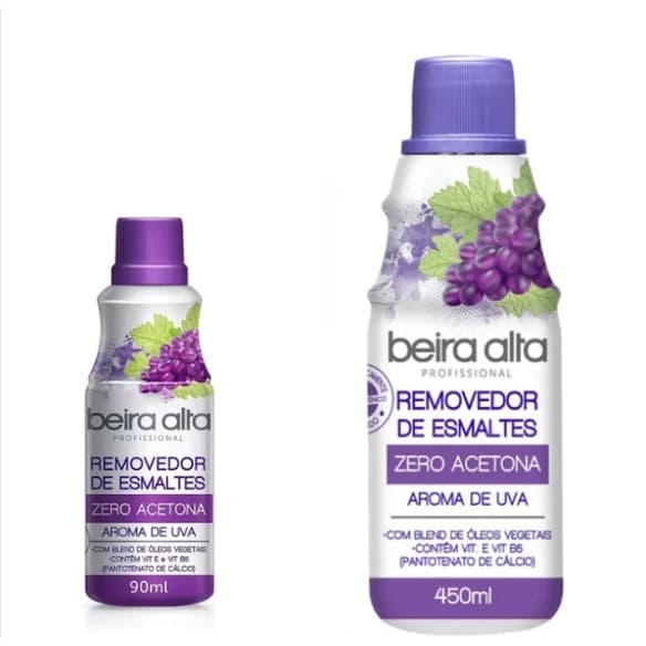 Removedor De Esmaltes Sem Acetona  Beira Alta Uva