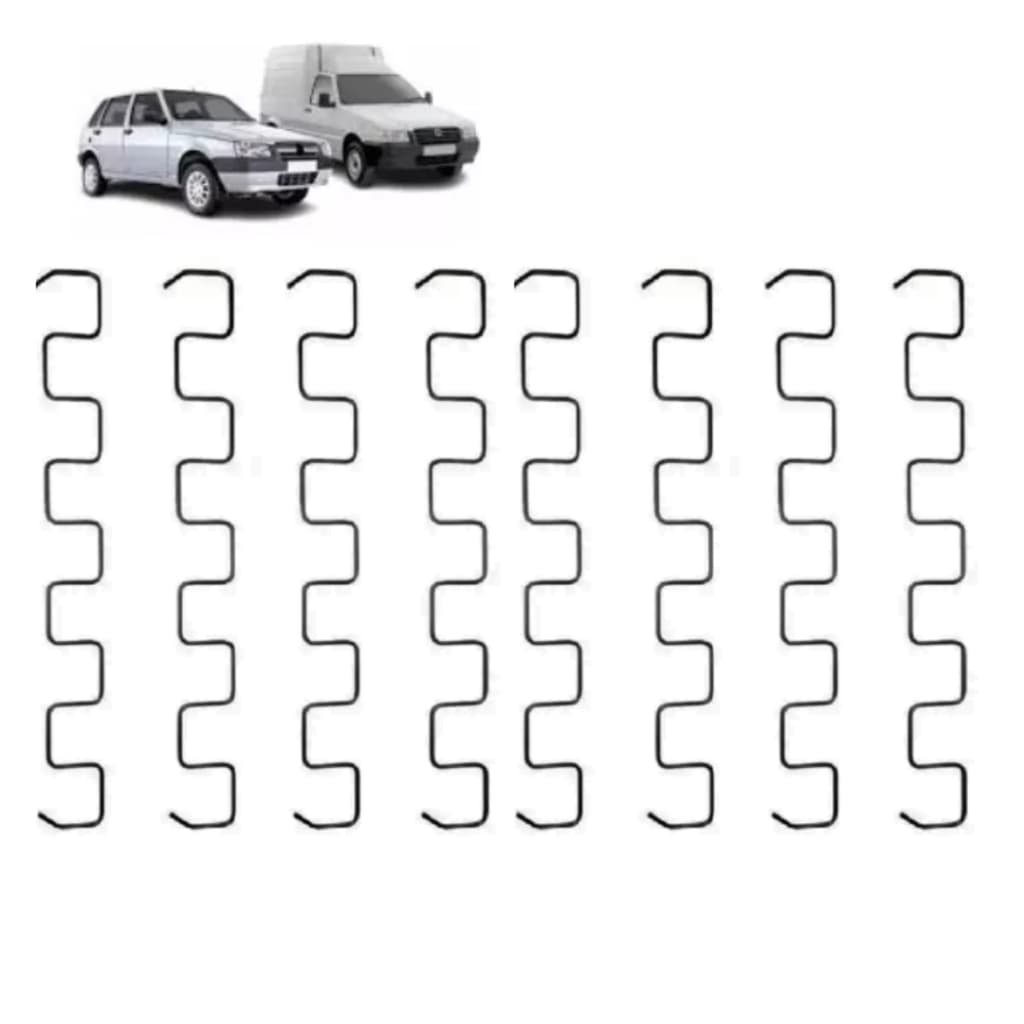 Kit 20 Molas Assento Banco Dianteiro Fiat Uno Palio Fiorino Elba