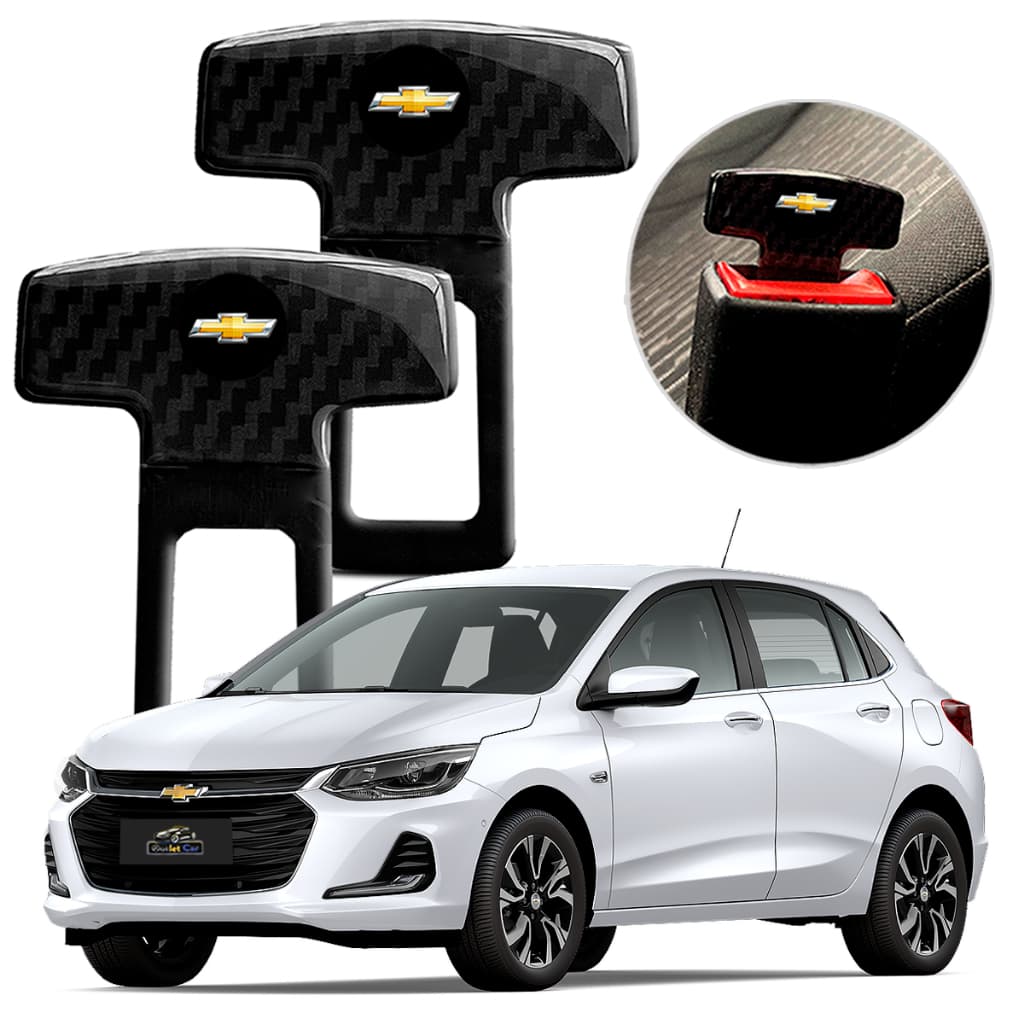 Par Fivela Cinto Segurança Anti Som Gm Onix Cruze Agile Spin