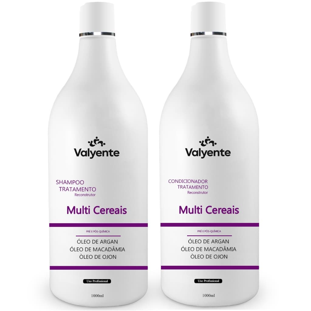 Kit Profissional Shampoo e Condicionador Valyente 1 Litro