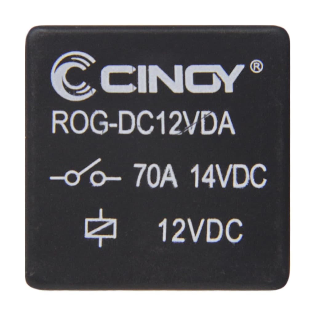 Rele Auxiliar Reversor 4 Pinos 12 Volts 70 Amperes 2 Dentão / 12v 70A - 1 Unidade Cinoy