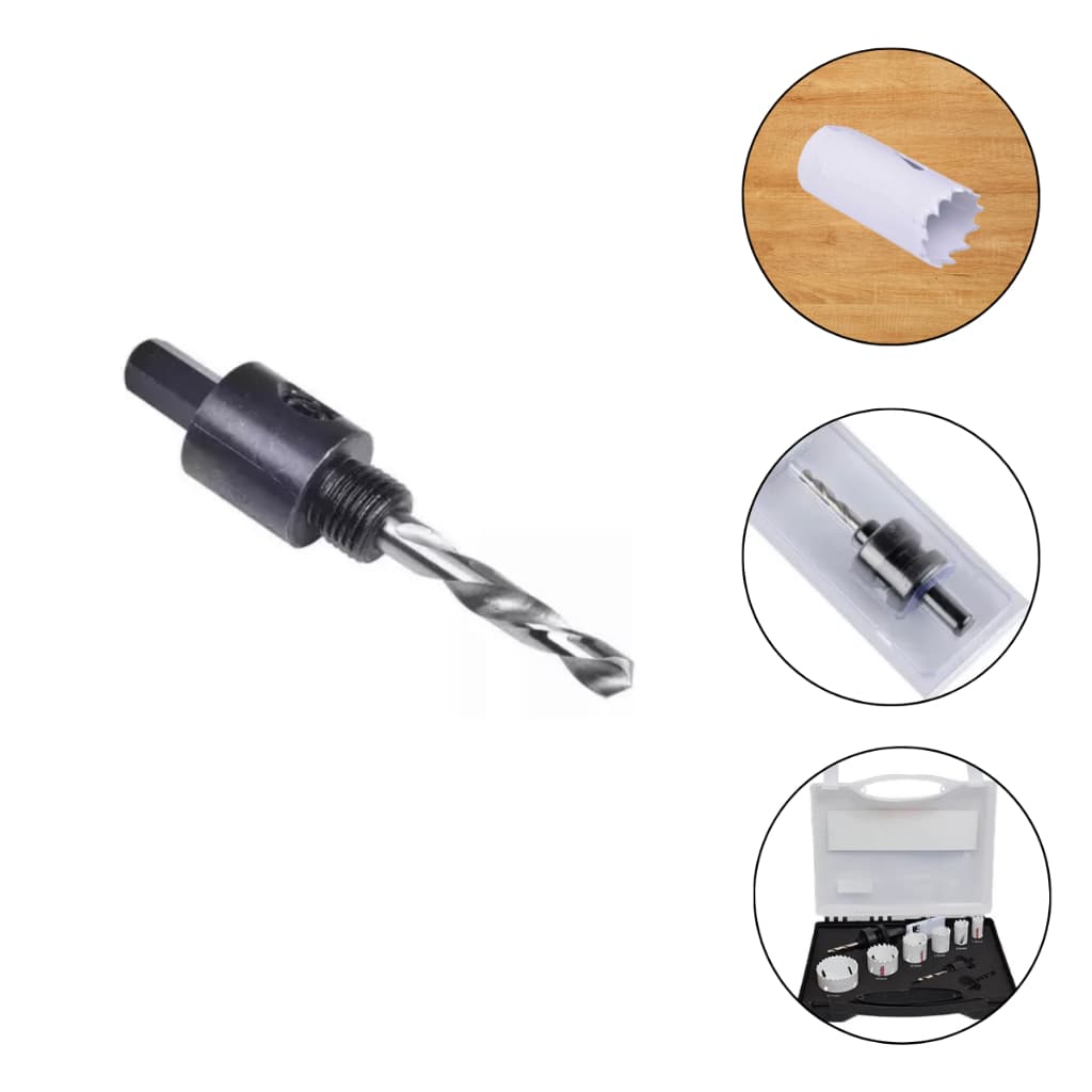 Suporte Serra Copo 14 A 29mm  Makita D17170 Com Broca