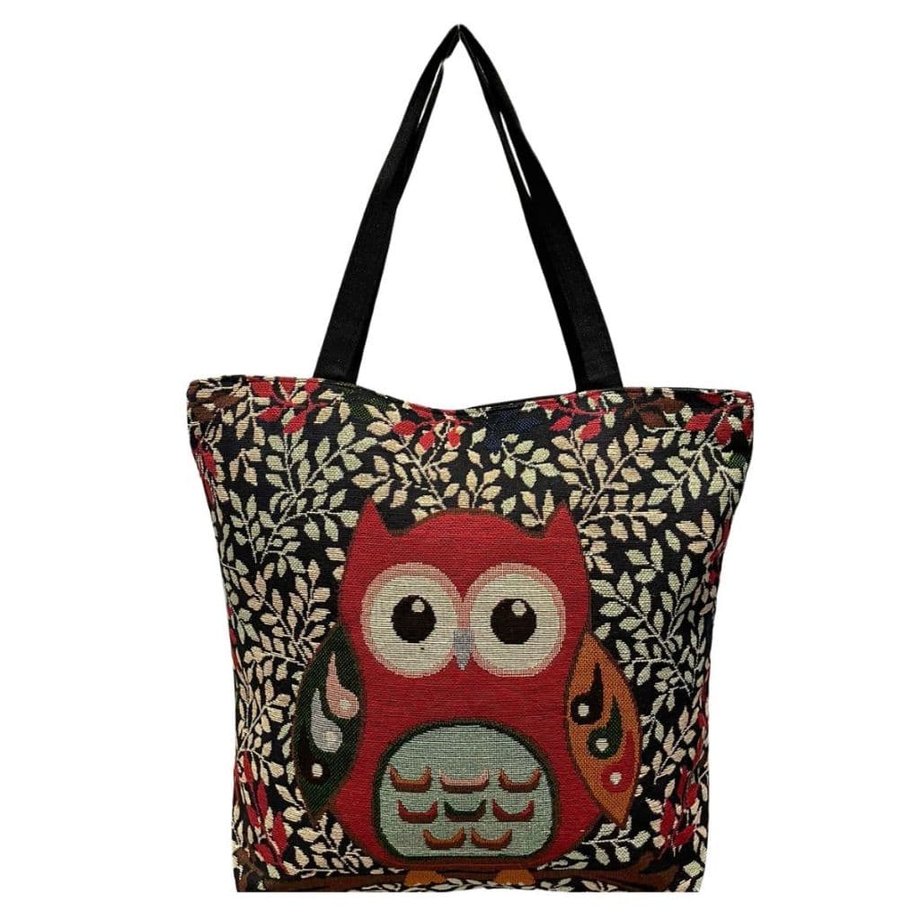 KIT 08 Bolsas de Coruja Grande Escola Faculdade Praia Passeio