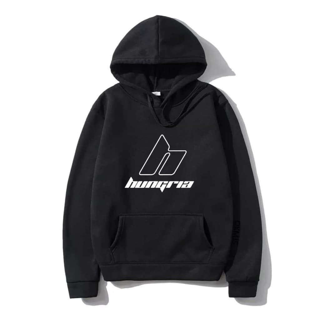 Moletom Canguru Unissex  Hungria Hip Hop Moletom Canguru Capuz e Bolso Música Masculino e Feminino
