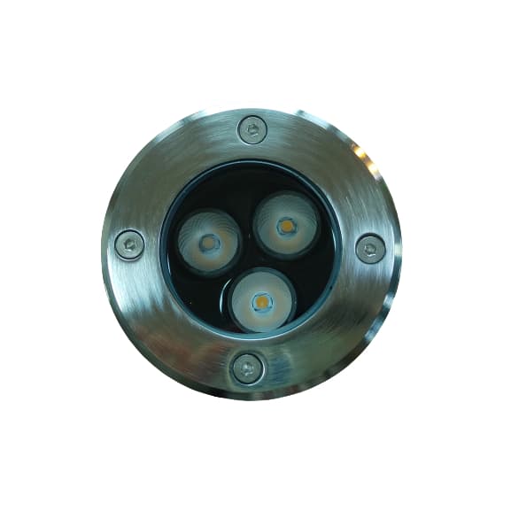 Balizador de Chão Piso 3w IP67 Branco Quente 65mm Bivolt