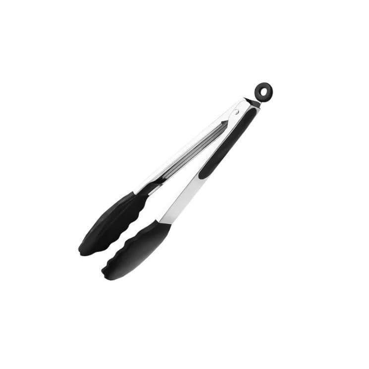 Pegador Silicone Inox 30 Cm Vermelho Alimentos Massas Carne