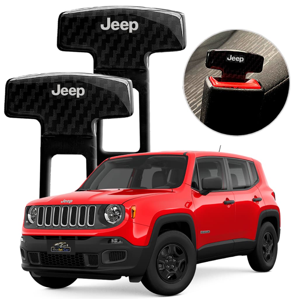 Par De Fivela Cinto Segurança Anti Som Jeep Renegade Compass