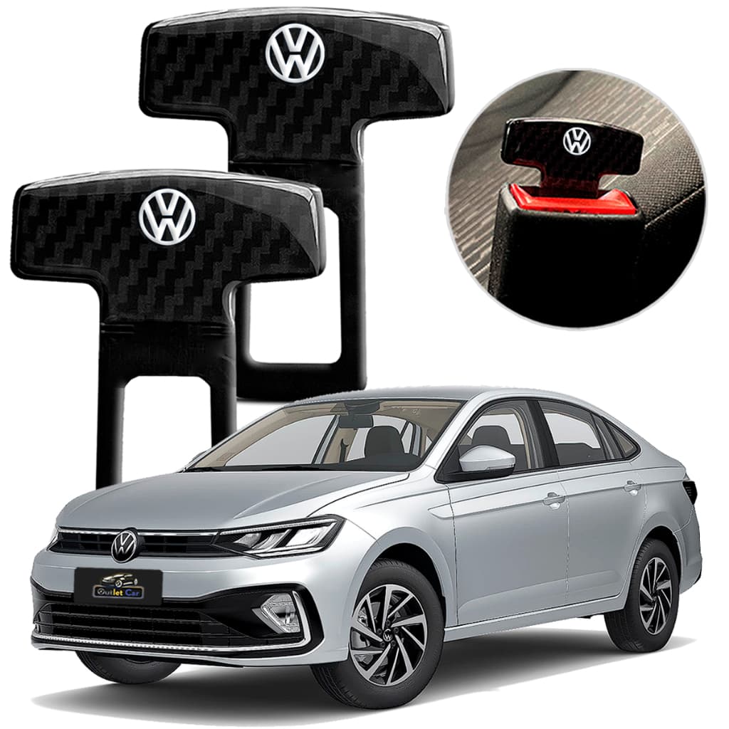 Par Fivela Cinto Segurança Anti Som Vw Virtus Polo Amarok