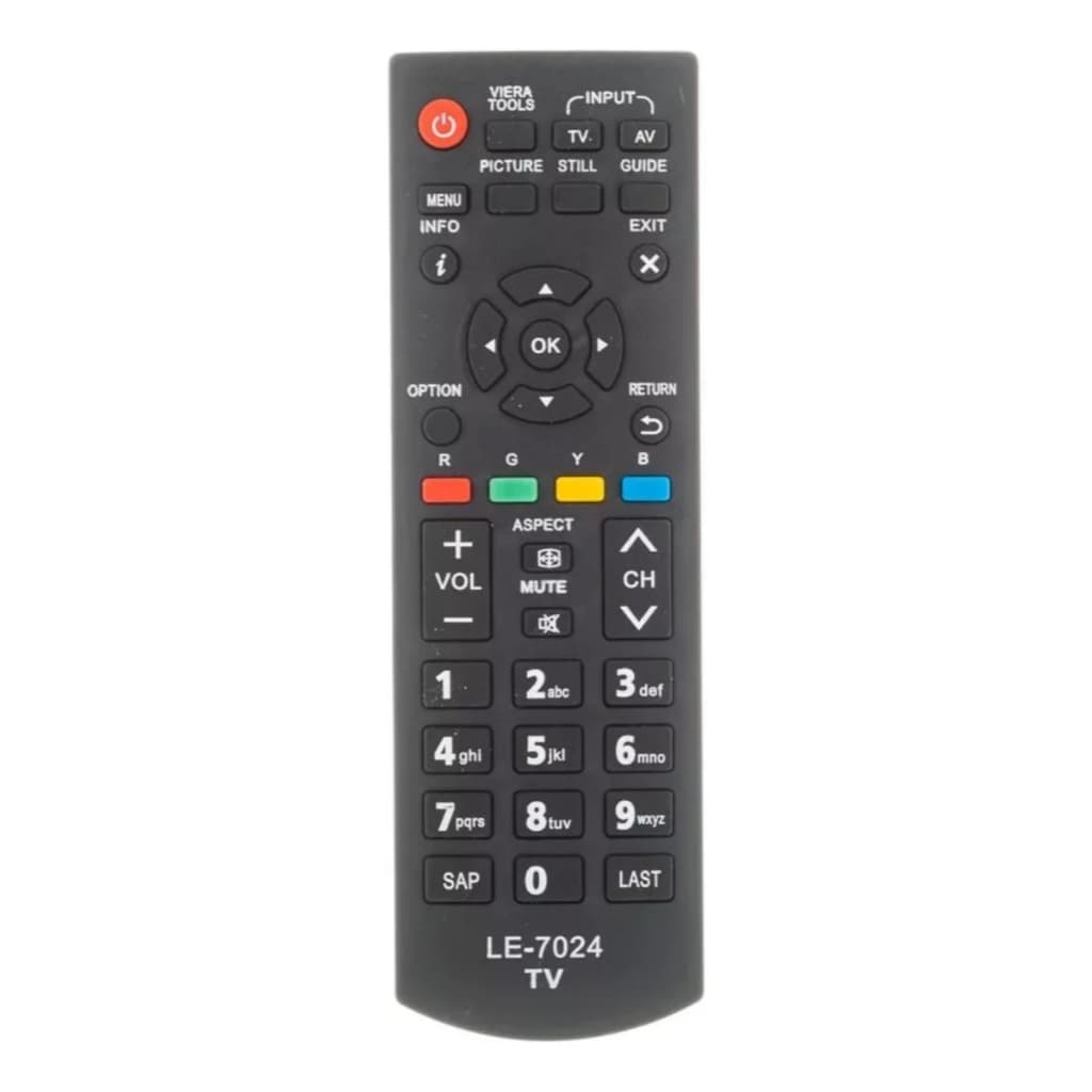Controle Remoto Para Tv Panasonic Lcd FBG 8045 LE 7024  MGSI 7013 Tc-L37E3 Tc-L37U3 Tc-L42E3