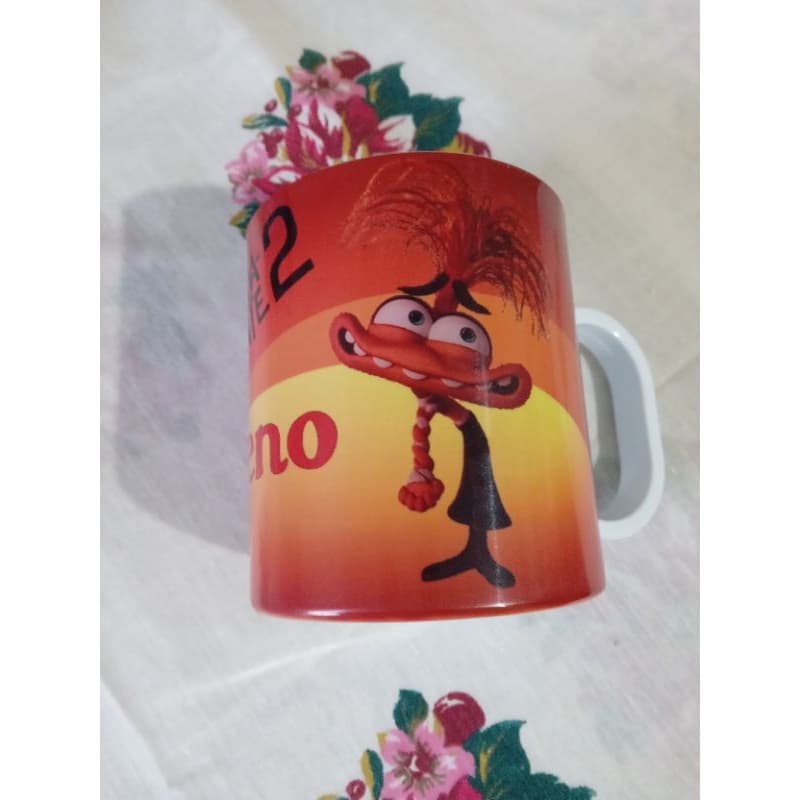 Caneca Divertidamente Personagens Emoções, infantil, Adulto