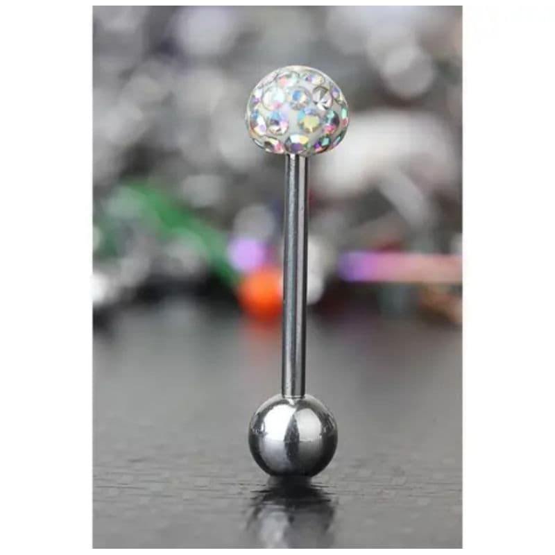 Piercing em aço inoxidável para orelha