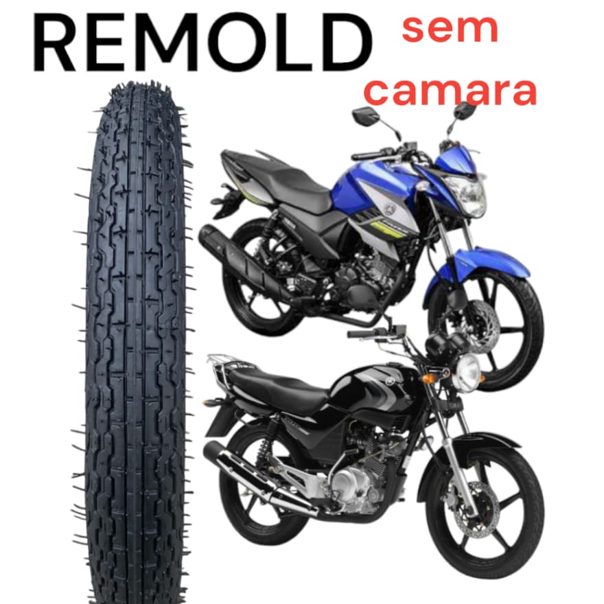 Pneu dianteiro  2.75-18 Riva150 Fazer 150 YBR FACTOR Sem camara  Sport ECOLOGICO