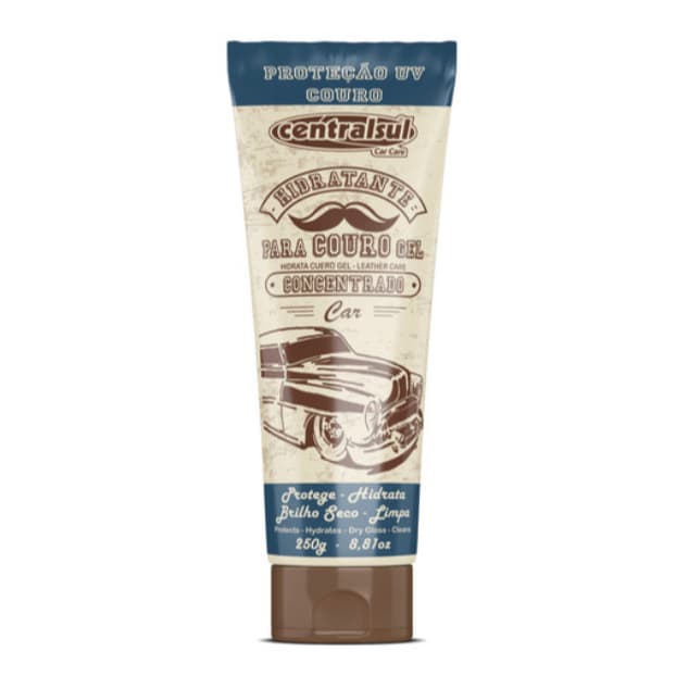 Hidratante de Couro 250g Central Sul Revitaliza e Protege Couro Natural/Sintético