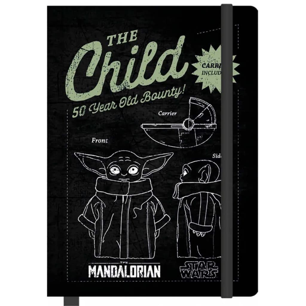 Caderneta Anotação G 80fls Baby Yoda Star Wars Jandaia