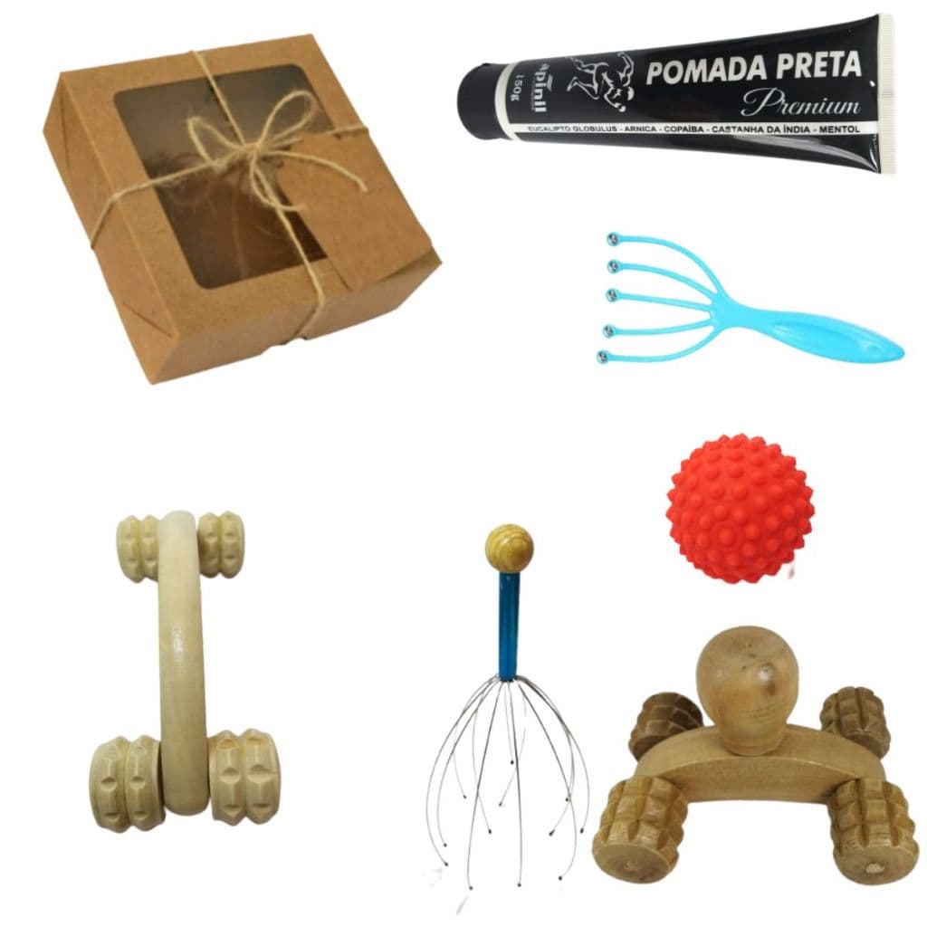 Presente Dia Dos Namorados Todas Ocasiões  Kit Massagem Relaxante Bem Estar