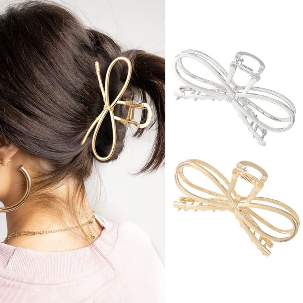 Prendedor De Cabelo Metal Presilha Piranha 11cm fashion