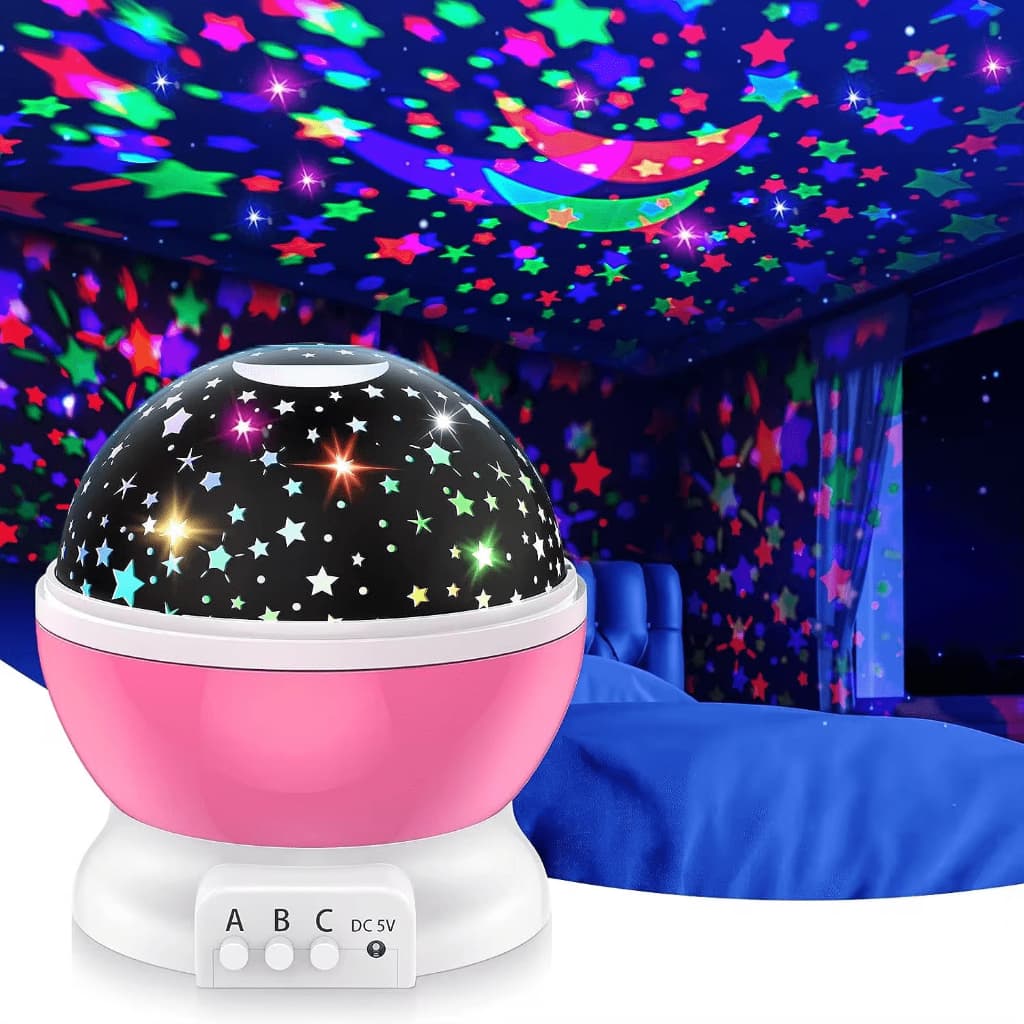 Luminária Projetor Estrela 360º Galaxy Abajur Star Master