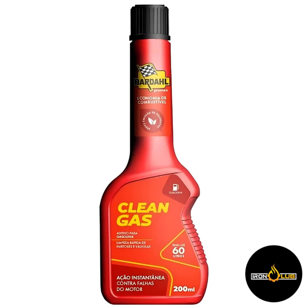 ADITIVO DE COMBUSTÍVEL BARDAHL CLEAN GAS 200ML