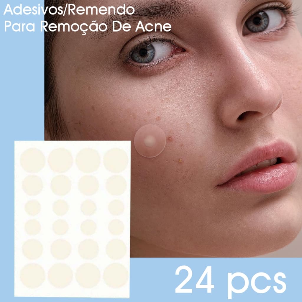 Adesivo Hidrocoloide Remendo De Acne Pimple Master Patch Kit 24 Adesivo De Espinha Estrela