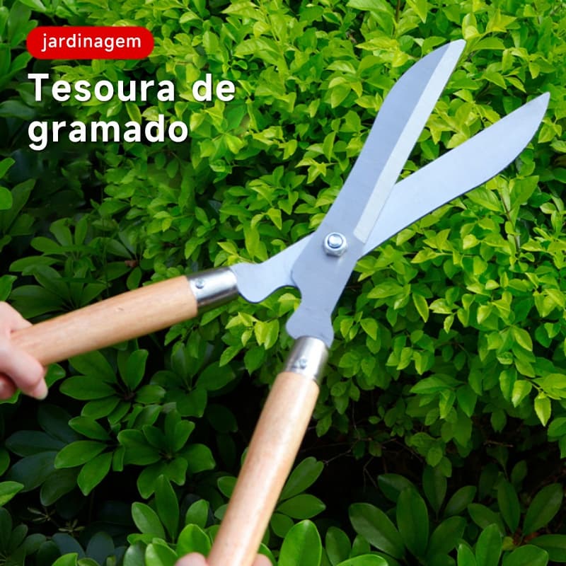 Tesoura de Poda Grama Jardim Cerca Cerca-viva Tesourão Jardinagem