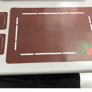 Jogo Americano NATAL (2 jogos americanos + 2 porta copos)  - Vários modelos - HU67205