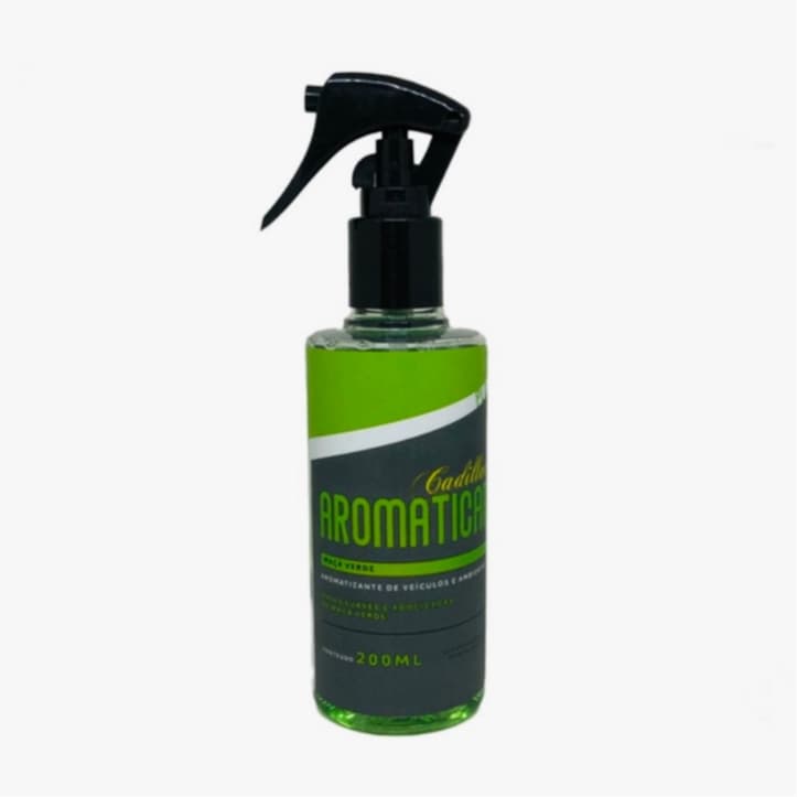 Aromatizante Maça Verde Cadillac 200ml Aromaticar Cheirinho de Veículos e Ambientes