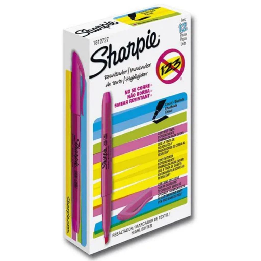 Marca Textos Sharpie Com 12 Unidades