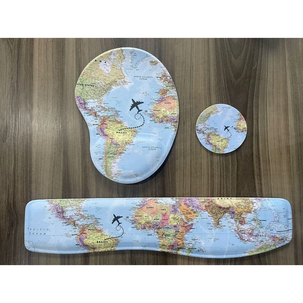 Kit Ergonômico Mapa Avião com porta copos