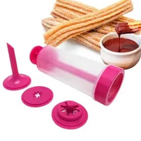 Aparelho Máquina Portátil Manual De Churros Fácil/ Mini Churros / Doce ou Salgado - Polipropileno Resistente
