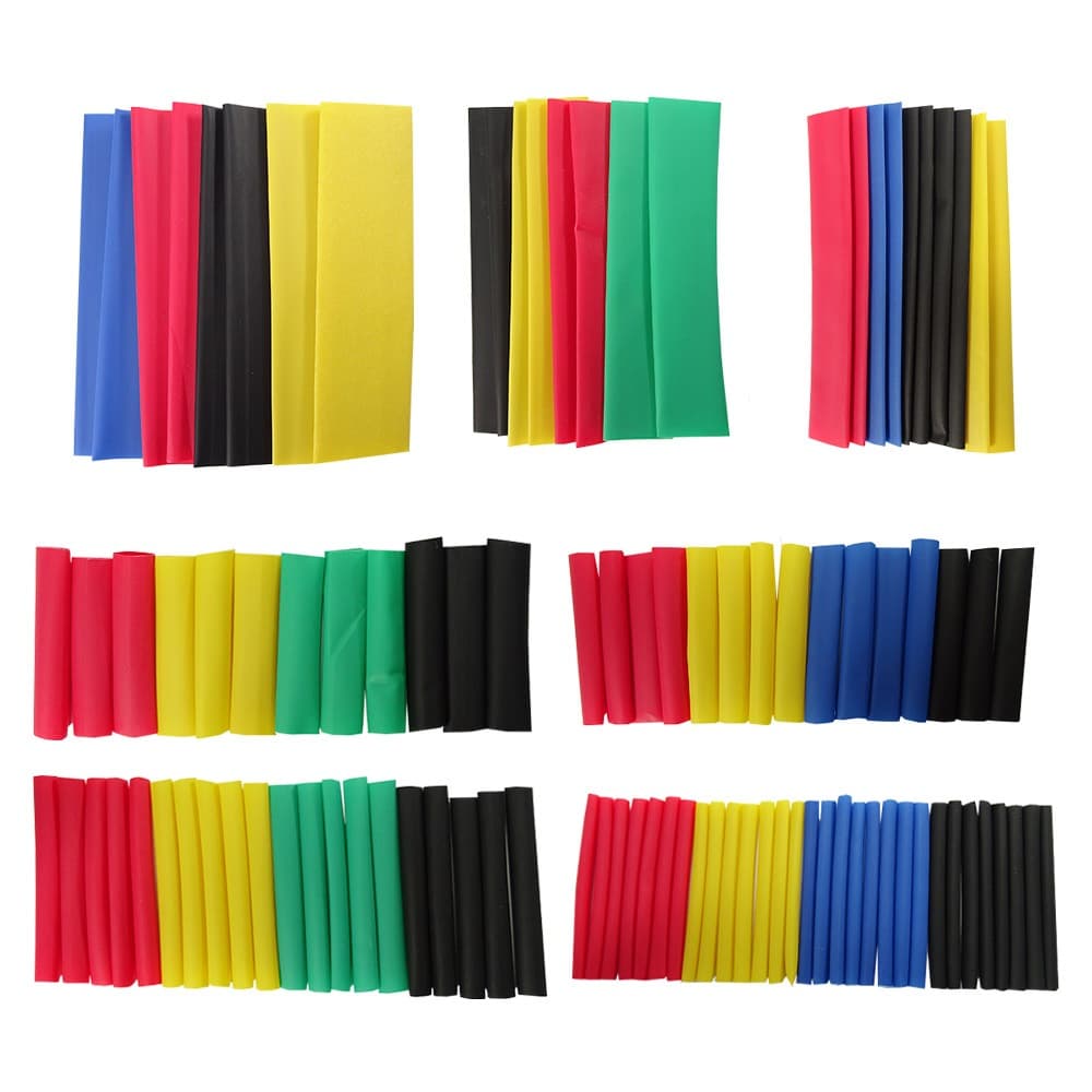 Kit 164 Espaguetes Termo Retrátil Tubo Isolante Multicores Tozz