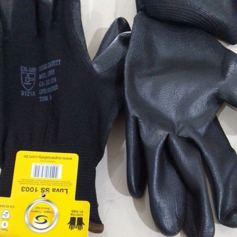 Luva proteção Pu kit 22 pares