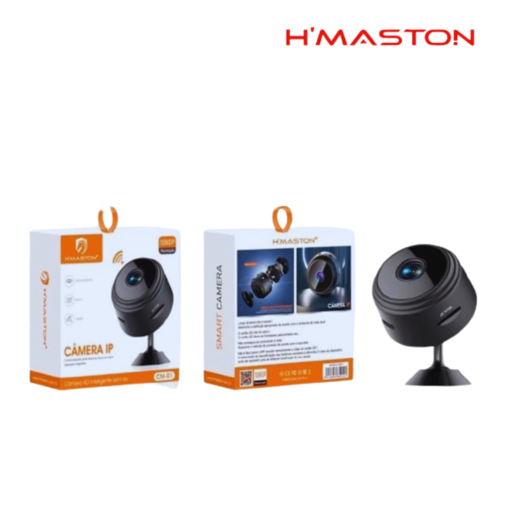 Câmera A9 Ip Mini HD  Wifi Inteligente Camera segurança Espiã Sem Fio Grava Em Cartão de Memória Com Suporte Para Encaixe