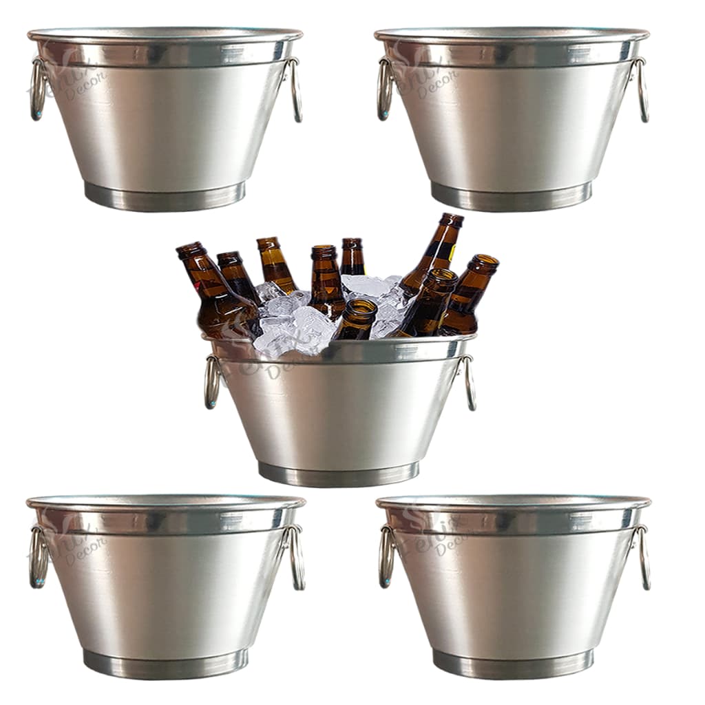 5 balde de gelo e cerveja 9 litros fenixdecor/mg aluminios