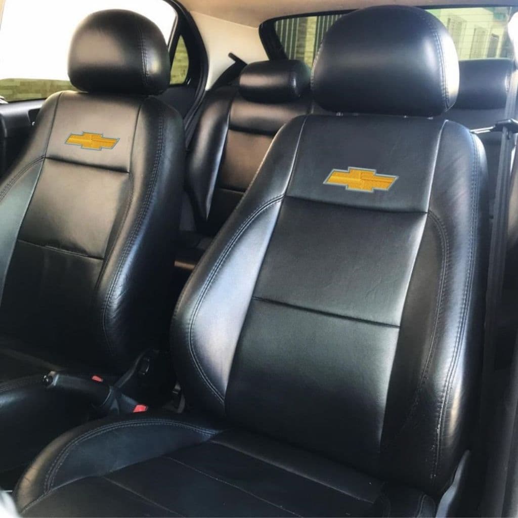 Capas Banco Carro 100% Couro Gm Corsa Sedan Hatch Classic Cobalt Onix Astra Celta