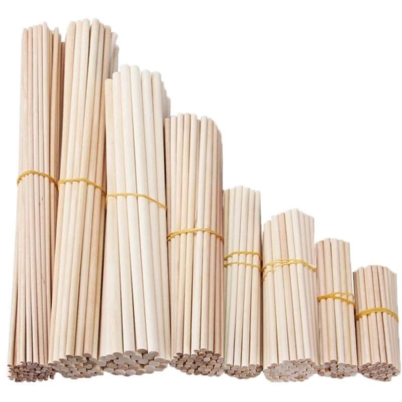 bastão de madeira 35cm 100pcs