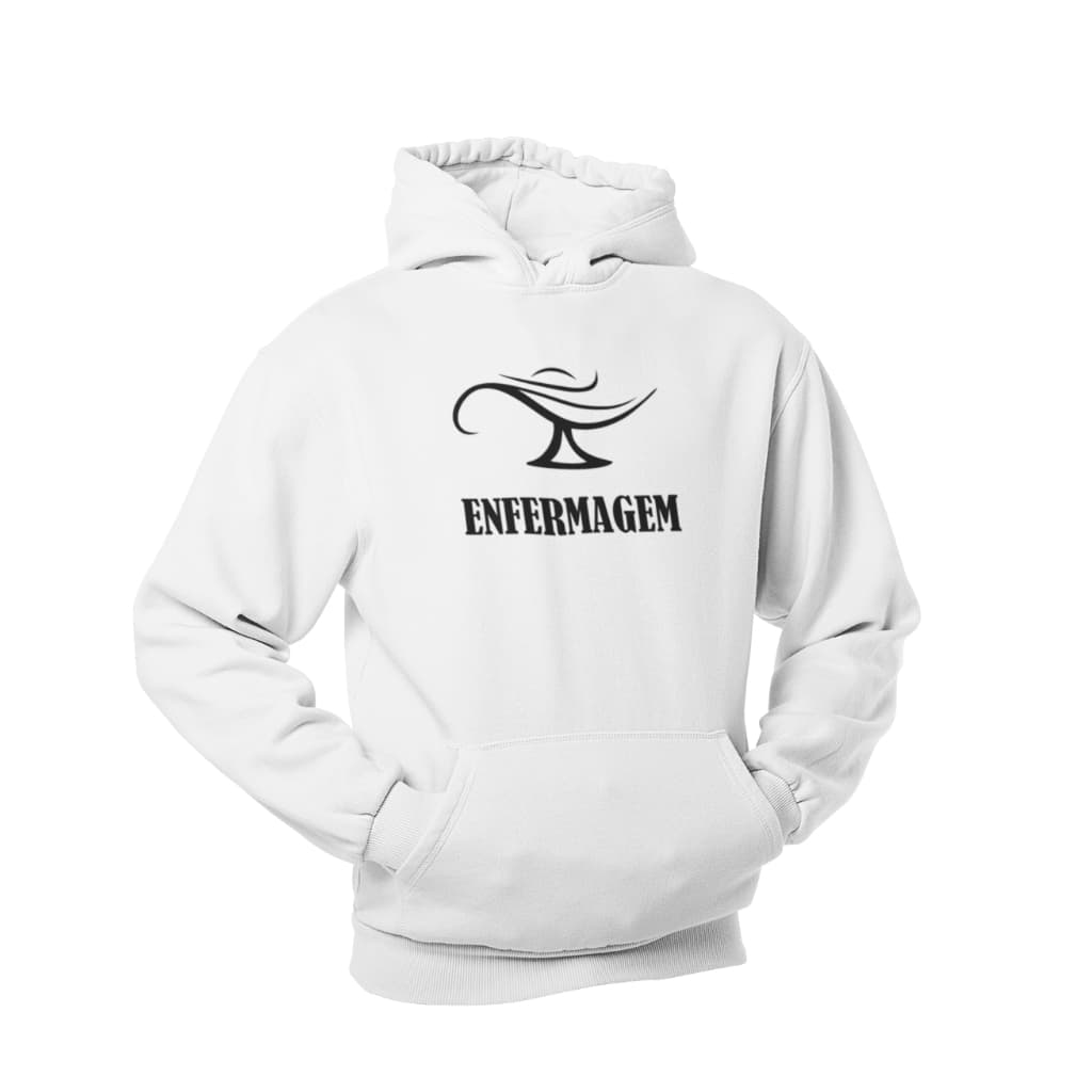 Moletom Blusa Frio Casaco Blusão Faculdade Enfermagem Curso