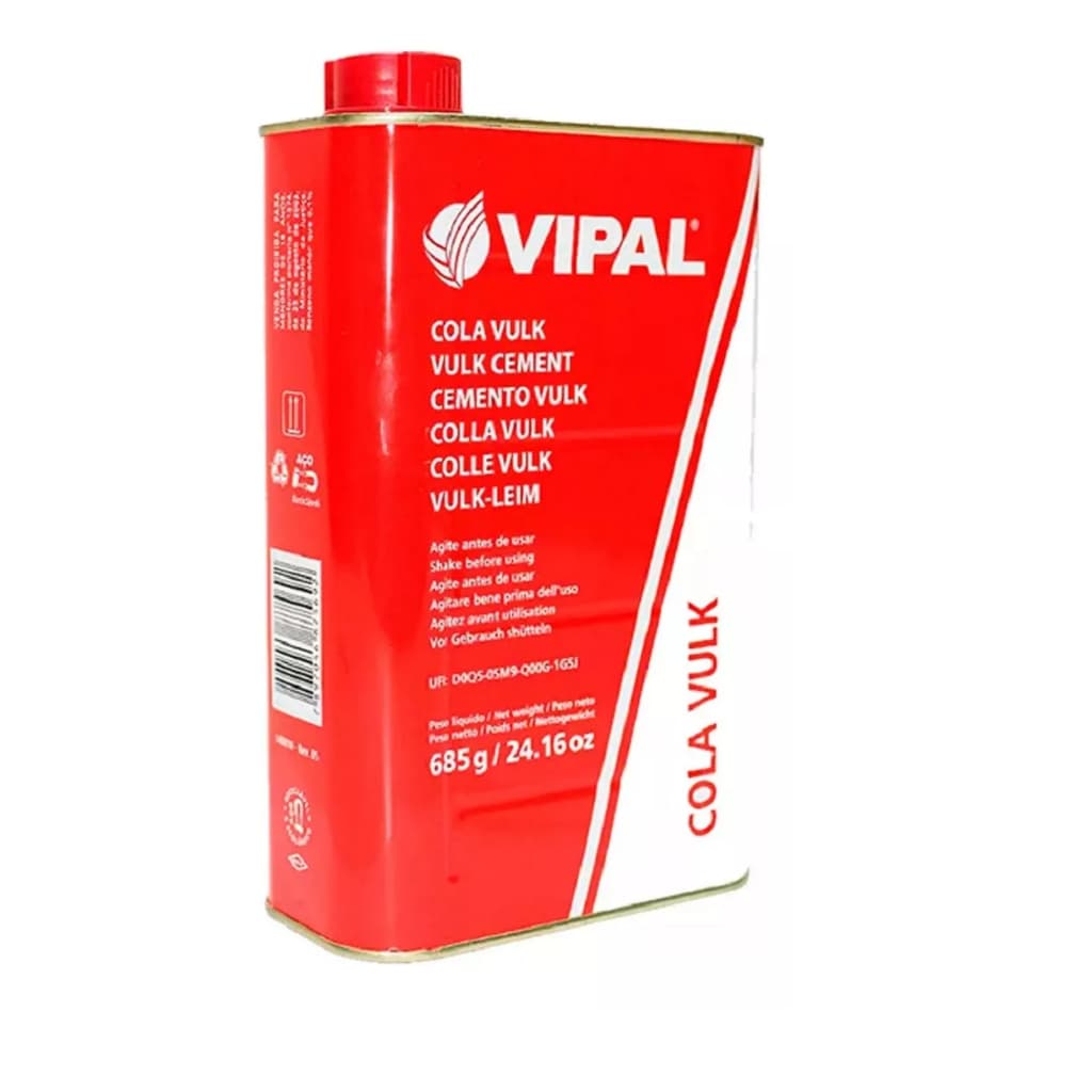 Cola Preta Vipal Borracheiro | Remendo a Quente Vulk CPV 900ml