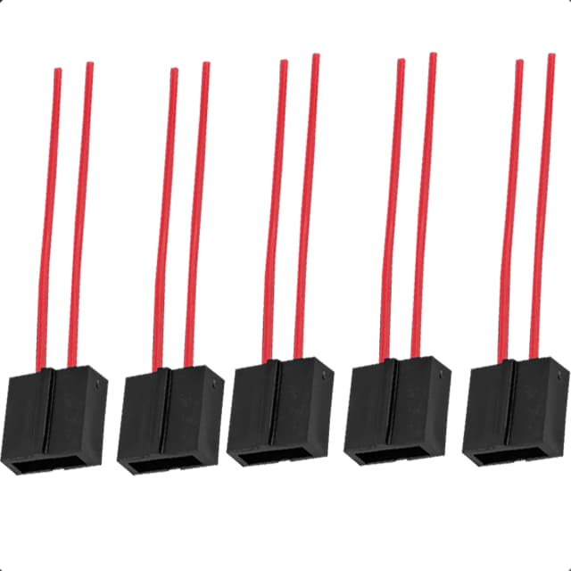 Porta Fusível De Lâmina Fio 4 Mm 5 Peças Retangular