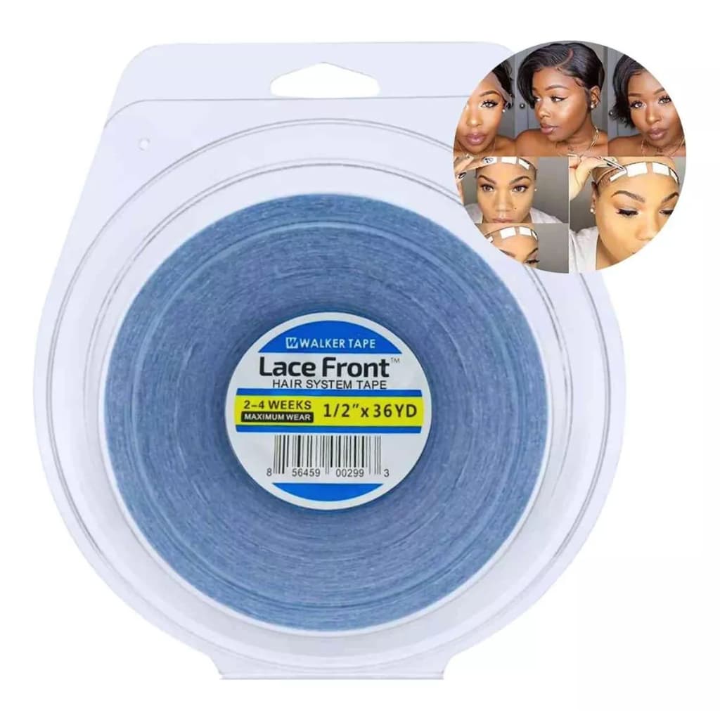 Fita 36m X 1,2cm Lace Adesiva Azul Prótese Capilar Mega Hair