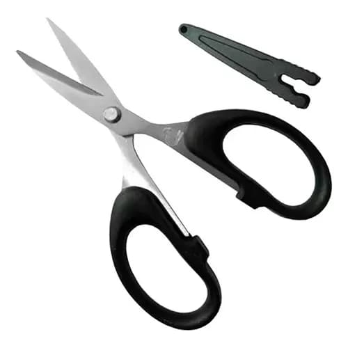 Tesoura Serrilhada Em Inox 12cm Corta Multifilamento