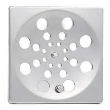 Ralo Grelha Quadrado 10x10 Inox Abre e Fecha Rotativo para Banheiros, Lavabos, Áreas Gourmet