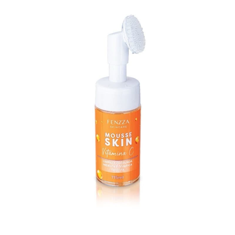 Mousse Skin Vitamina C / Limpeza Profunda com Extrato Rosa Mosqueta  Fenzza