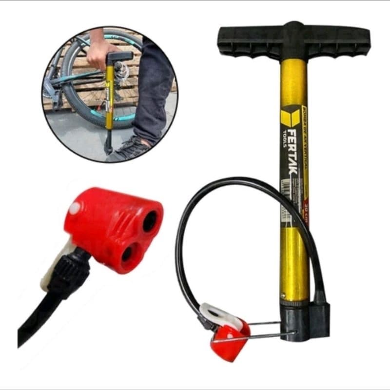 Bomba Para encher pneu de bike bicicleta 30 cm
