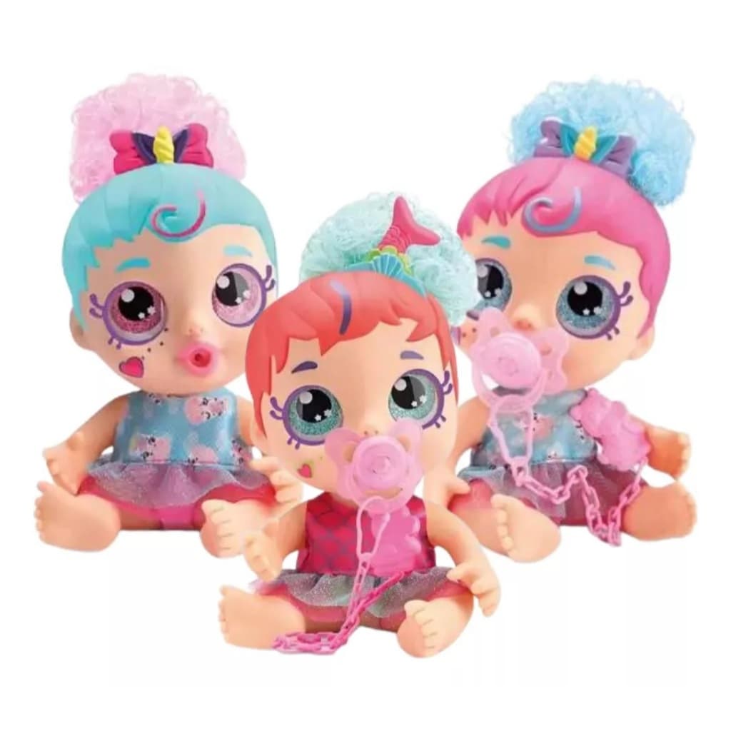 Boneca Diver Surprise Baby Mama E Chora Com Chupeta e Acessórios